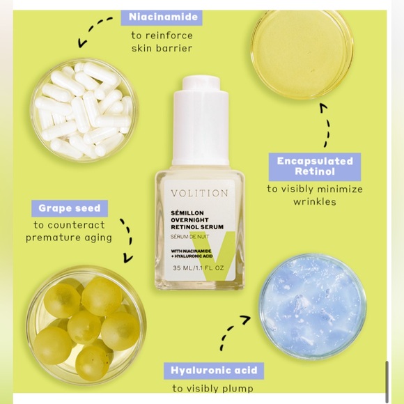 Volition Semillon Overnight Retinol Serum NIB $72 - Picture 4 of 12